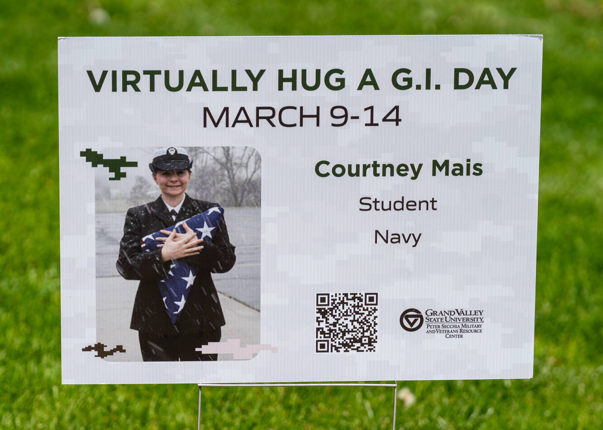 Courtney Mais for Virtually Hug a GI Day